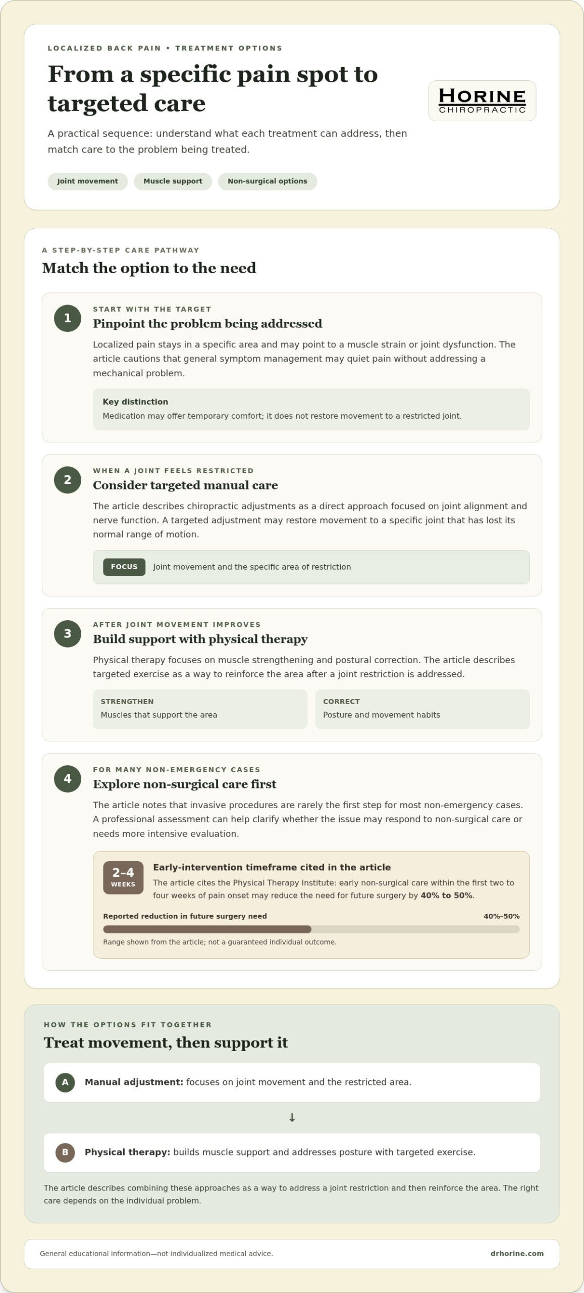 Localized Back Pain Treatment: Comparing Targeted Relief Options in 2026
