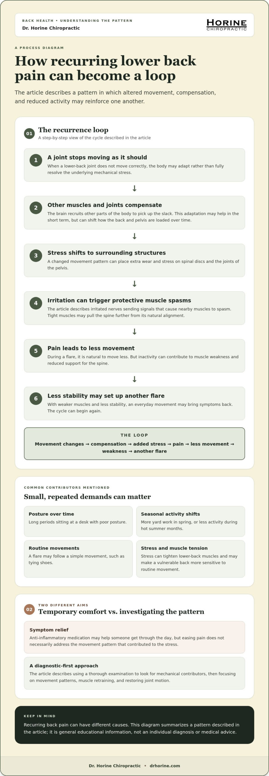 Recurring Lower Back Pain Relief: Why It Returns and How to Stop the Cycle