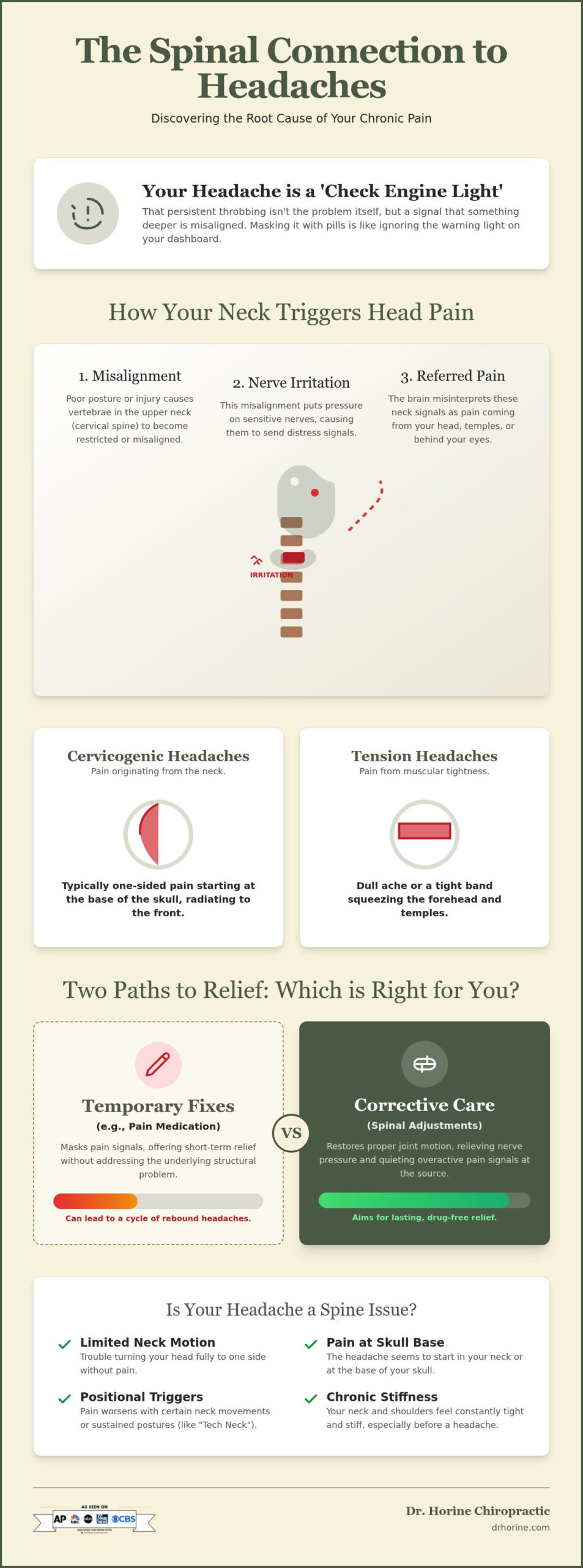 Spinal Adjustment for Headaches: A Natural Path to Lasting Relief in Visalia