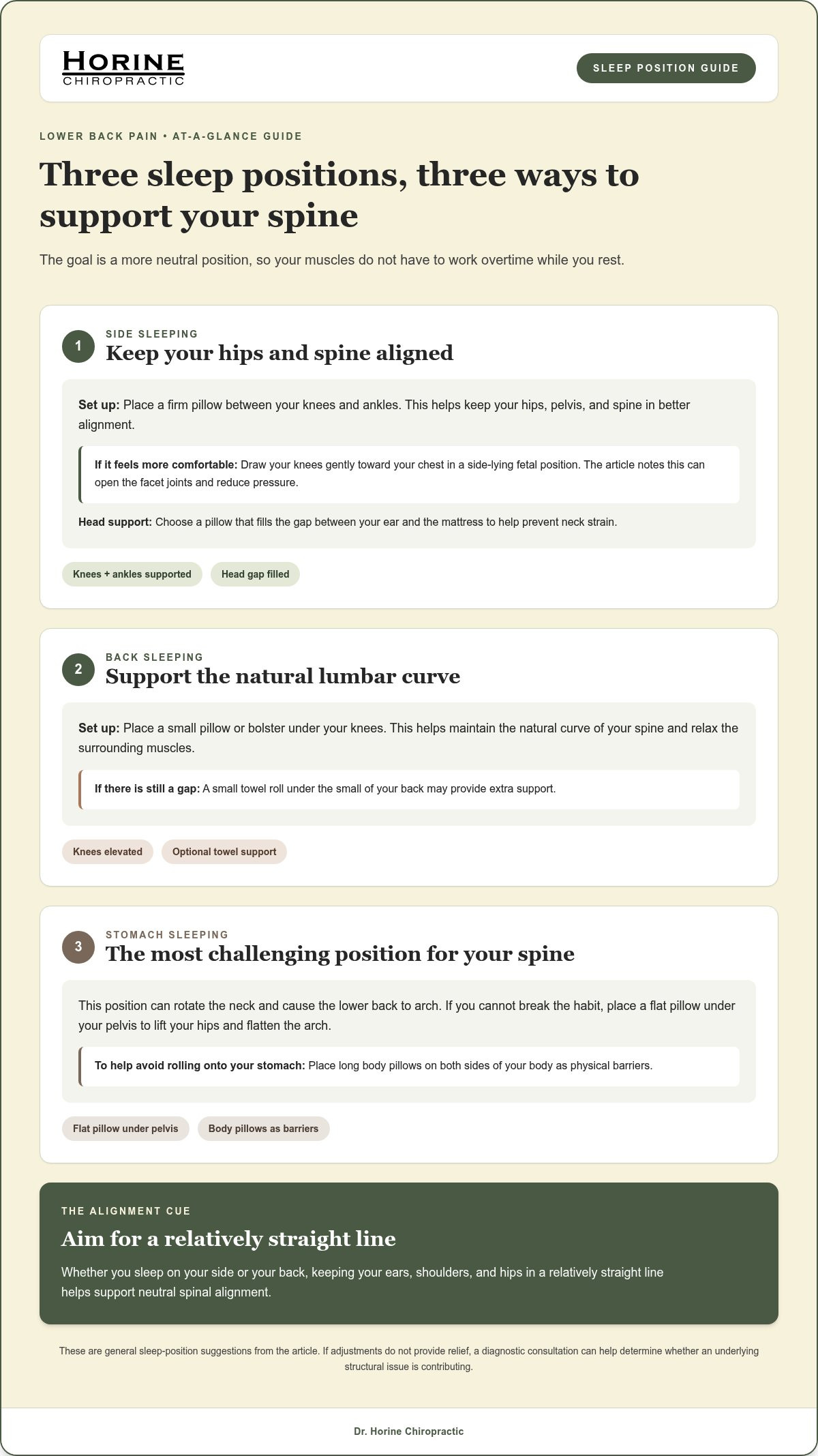 Best Sleep Positions for Lower Back Pain: 2026 Guide