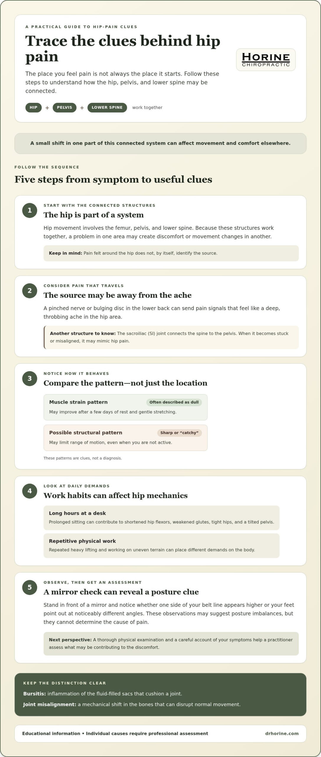 Chiropractor for Hip Pain in Visalia: Patient Guide